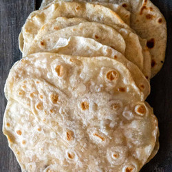 Homemade Flour Tortillas With Beef Tallow