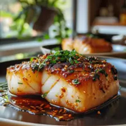 Asian Ginger Soy Glazed Cod