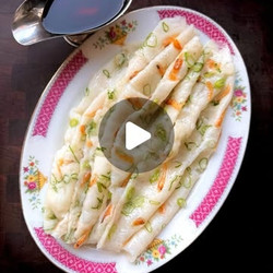 Fish Noodles Cheung fun seafood