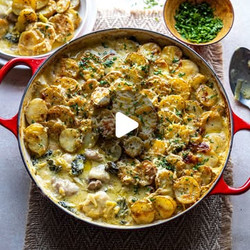 Chicken &amp; Leek Pie