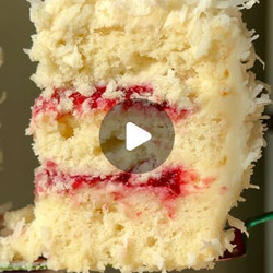 Coconut Raspberry Cake