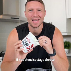 Healthy High Protein Cottage Cheese Wrap