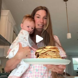 Banana Cottage Cheese Pancakes