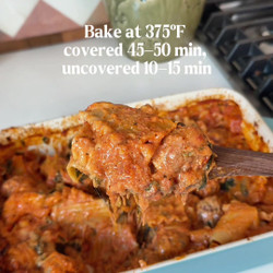 Lazy Meatball Lasagna