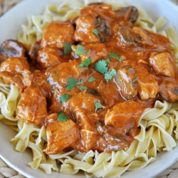 Paprika Chicken Stroganoff