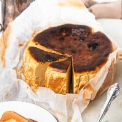Pumpkin Basque Cheesecake