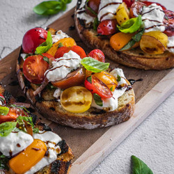 Burrata Bruschetta