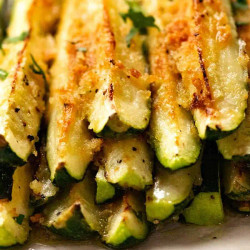 Quick And Easy Baked Zucchini