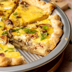 Bacon Mushroom Quiche