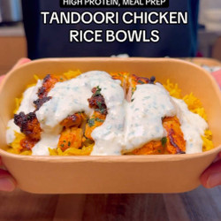 Air Fried Tandoori Chicken Bowls