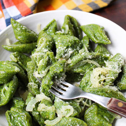 Two-ingredient Spinach Gnocchi