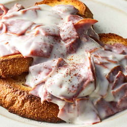 Creamed Chipped Beef On Toast