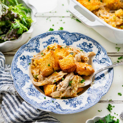 Leftover Cornbread Cowboy Casserole With Chicken