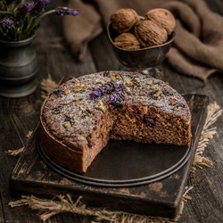 Teff Apple And Walnut Cake
