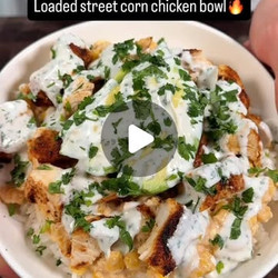 Street Corn Chicken Protein Bowl