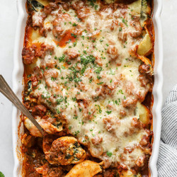 Stuffed Shells With Ground Beef