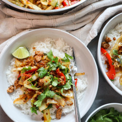 Sweet &amp; Spicy Pork Bowls