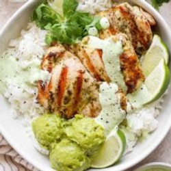 Cilantro Lime Chicken Rice Bowl