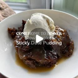 Slow Cooker Sticky Date Pudding