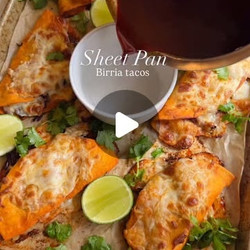 Sheet Pan Birria Tacos