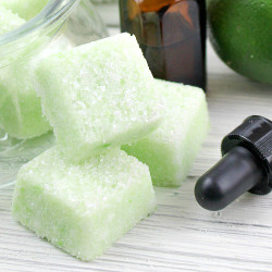 Diy Sugar Scrub Cubes: Key Lime