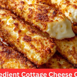 2-ingredient Cottage Cheese Cheese Sticks