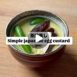 Chawanmushi (japanese Steamed Egg Custard)