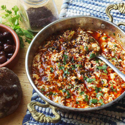 Turkish-style Vegan Tofu Scramble (vegan Menemen)