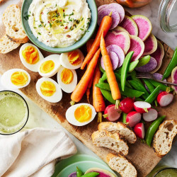 Beautiful Spring Appetizer Board