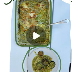 Spring Greens Gratin With Mozzarella + Chickpeas