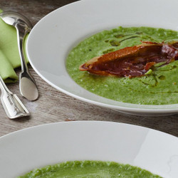 Spanish Pea Soup With Crispy Ham | Recipes