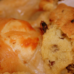 Raisin Cake Stuffed Chicken