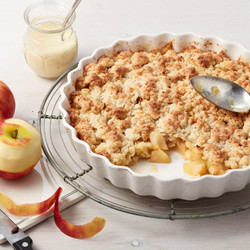 Apple-crumble Rezept | Dr. Oetker