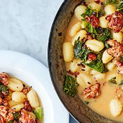 Sausage, Kale &amp; Gnocchi One-pot