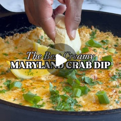 The Best Creamy Maryland Crab Dip