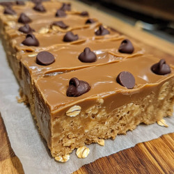 Peanut Butter Oatmeal Cookie Dough Energy Bars
