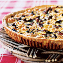 Mushroom And Ham Quiche