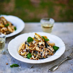 Slow-cooked Courgette &amp; Pine Nut Pasta