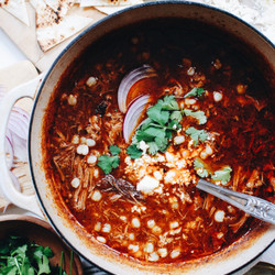Pulled Pork Enchilada Soup
