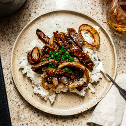Ginger Beef And Onion Stir Fry Recipe