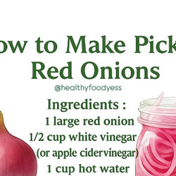 Homemade Pickled Red Onions