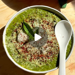 Zucchini Lemongrass Soup With Pasta