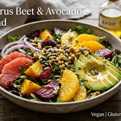 Orange, Beet, &amp; Avocado Glow Salad