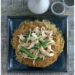 Chicken on Crispy Noodles