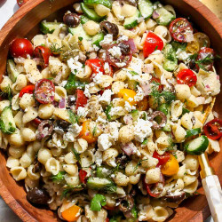 Chopped Greek Pasta Salad