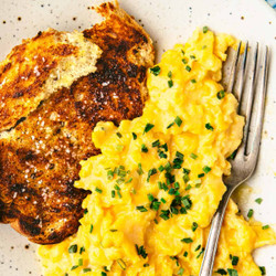 Soft Scrambled yoghurt Eggs