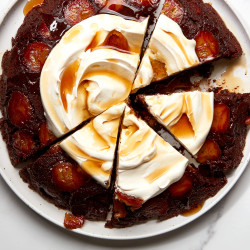 Sticky Banana And Chocolate Skillet Cake