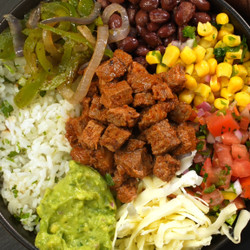 Homemade Chipotle-style Steak Burrito Bowls With Vinaigrette (meal Prep Friendly!)