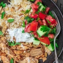 Lebanese Chicken Fatteh