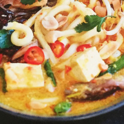 Spicy Noodle Soup With Tofu